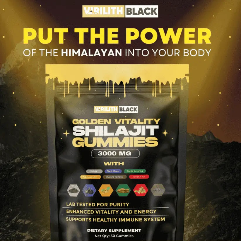 VirilithBlack™ Shilajit Gummies 6 - in - 1 - VIRILITH BLACK